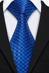 کراوات آبی ابریشمی