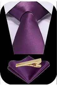 کراوات بنفش ابریشمی
